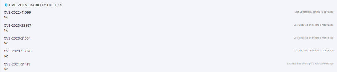 CVE-2024-21413 Related Custom Fields
