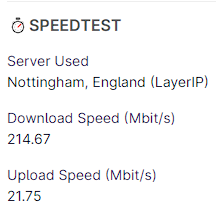 Speed Test Related Custom Fields